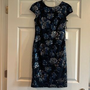 Calvin Klein Sequined Formal Dress